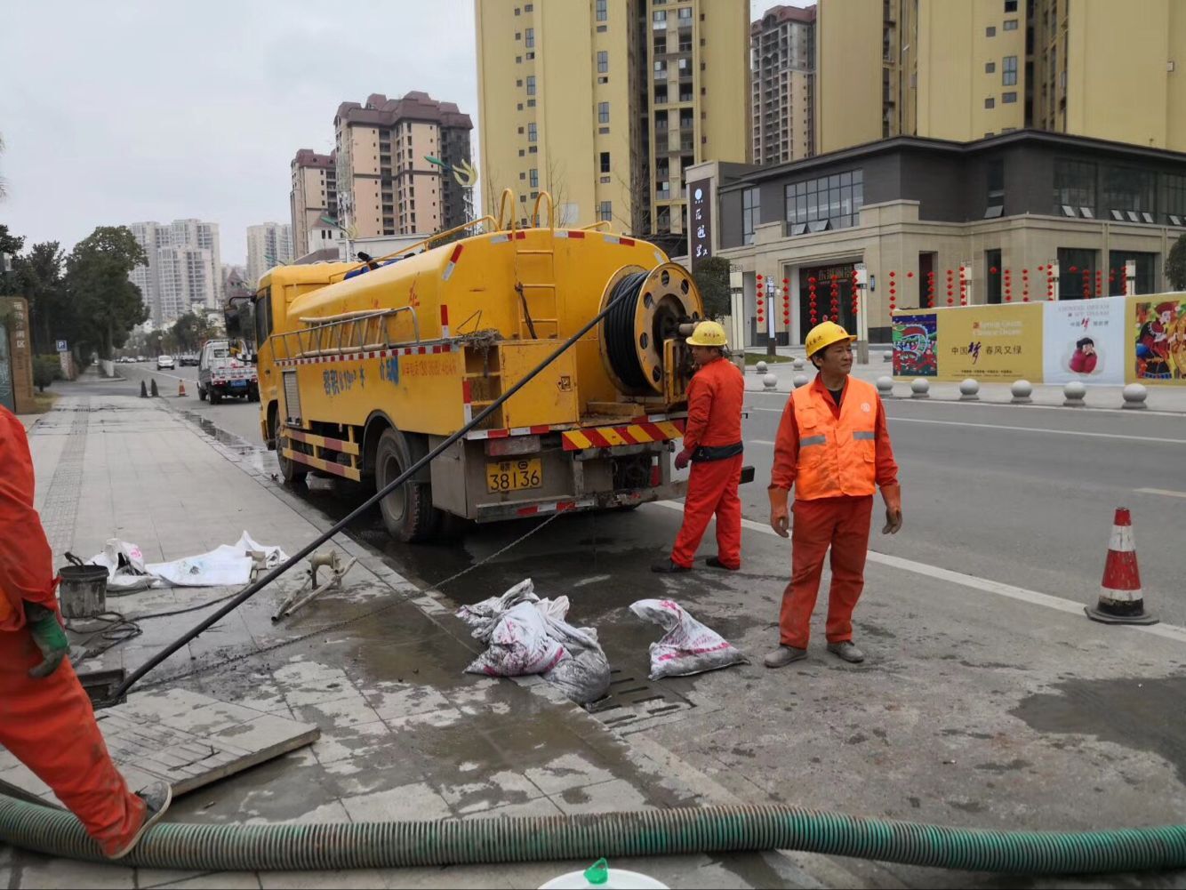 大方排污管道清淤-管道清洗